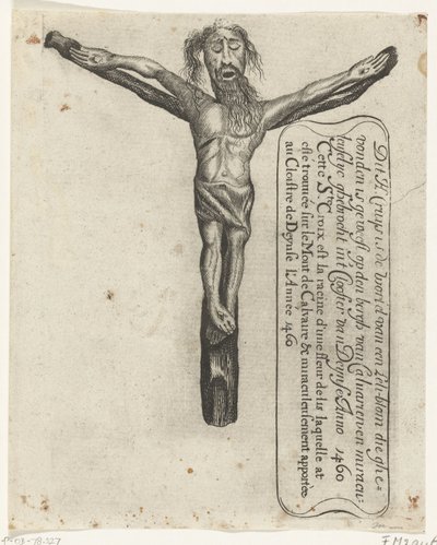 Wunderbares Kruzifix im Kloster von Deinze, 1460 von Anonymous