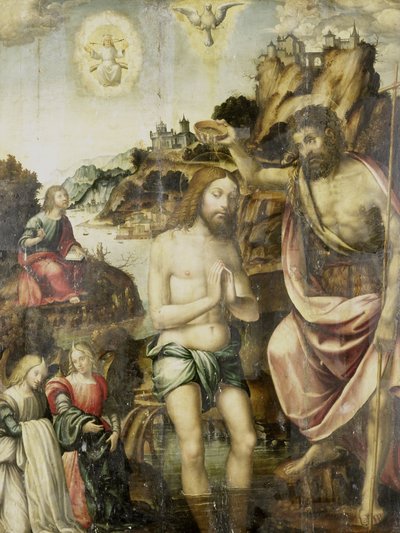Taufe Christi von Anonymous Anonymous