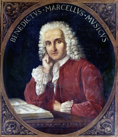 Benedetto Marcello (1686-1739) italienischer Komponist anonymes Gemälde des 18. Jahrhunderts. Venedig von Anonymous Anonymous