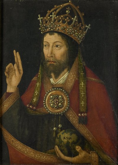 Christus als Salvator Mundi, ca. 1500 von Anonymous Anonymous