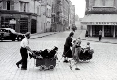 Frankreich Juni 1940: Exodus der Bevölkerung an der Porte d