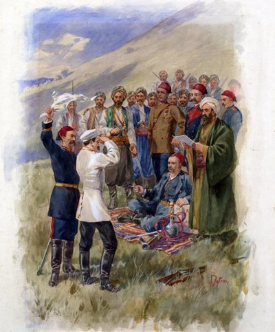 Bulgarischer Aufstand im April 1876 - Verhandlungen im Hauptquartier der Aufständischen von Anonymous Anonymous