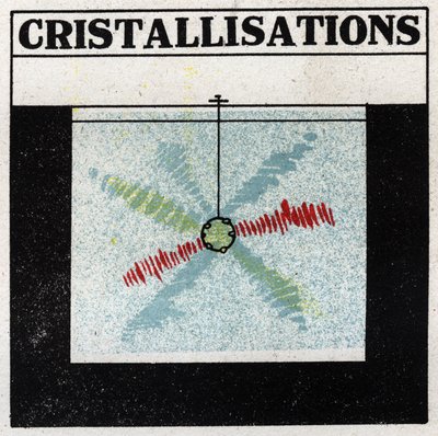 Lichtprojektion: Kristallisation. Anonyme Illustration von 1925. Private Sammlung. von Anonymous Anonymous