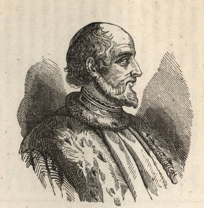 Matteo I. Visconti genannt Matteo Magno (Mathieu I. Visconti, genannt der Große) - 1250-1322 von Anonymous Anonymous