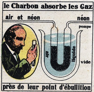 Neue Gaseigenschaften: James Dewars Methode zur Isolierung von Gasen im Jahr 1904 von Anonymous Anonymous