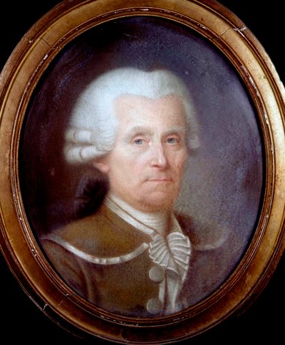 Porträt von Alexis de Magny (1712-1777) französischer Optiker - anonymes Gemälde, Akademie der Wissenschaften von Anonymous Anonymous