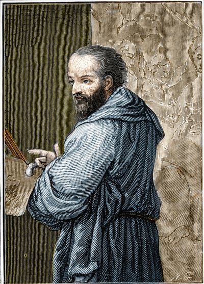 Porträt von Antonio Allegri genannt Il Correggio (Der Korrege von Anonymous Anonymous