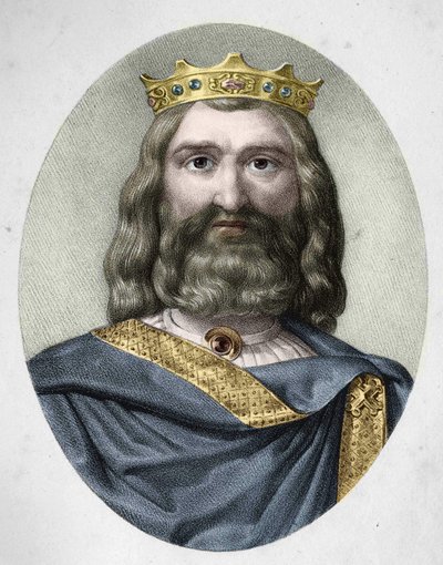 Porträt von Chlodwig I. (ca. 466-511), König der Franken. von Anonymous Anonymous