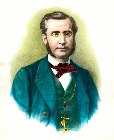 Porträt von Emile Ollivier, französischer Politiker. Gravur des 19. Jahrhunderts. Private Sammlung von Anonymous Anonymous