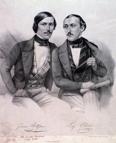 Porträt von Giovanni Bottesini und Luigi Arditi von Anonymous Anonymous