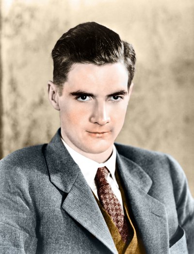 Porträt von Howard Robard Hughes im Jahr 1934. Amerikanischer Industrieller und Produzent. 1905-1976 von Anonymous Anonymous