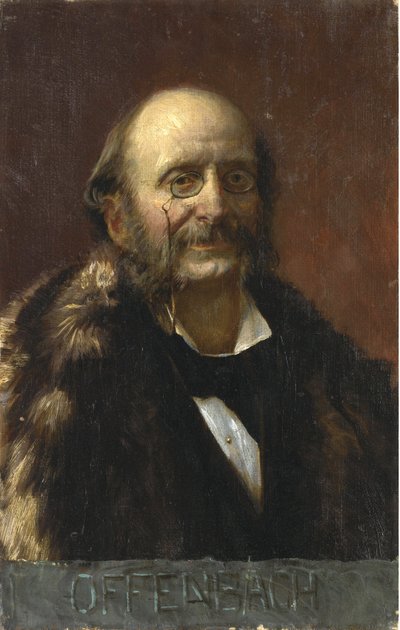 Porträt von Jacques Offenbach (1819-1880) von Anonymous Anonymous
