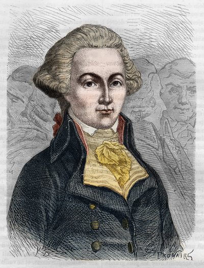 Porträt von Marguerite Elie Guadet, französische Politikerin (1758-1794). Gravur von 1866 in „Histoire de la Révolution française“ von Adolphe Thiers. Private Sammlung. von Anonymous Anonymous