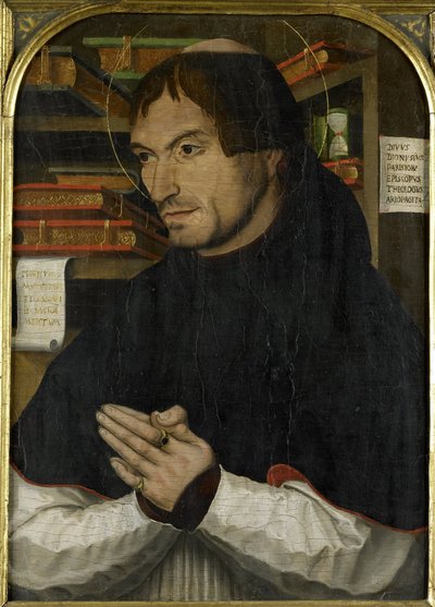 Der heilige Dionysius der Areopagite im Gebet von Anonymous Anonymous