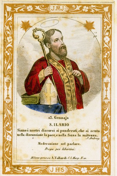 Heiliger Hilarius von Poitiers von Anonymous Anonymous