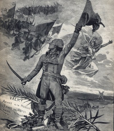 Statue von General Francois Christophe Kellerman (1735-1820), französischer General, Sieger der Schlacht von Valmy (20. September 1792): 