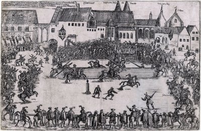 Turnier zur Zeit von Heinrich I. dem Vogler (938) von Anonymous Anonymous