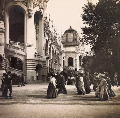 Weltausstellung 1900 in Paris: Blick auf das Marsfeld - private Sammlung von Anonymous Anonymous