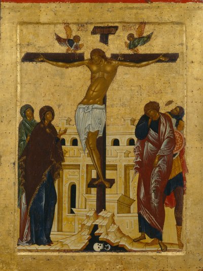 Die Kreuzigung von Anonymous Russian icon painter