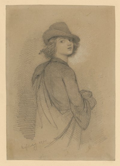 Jugendselbstbildnis von Anselm Feuerbach