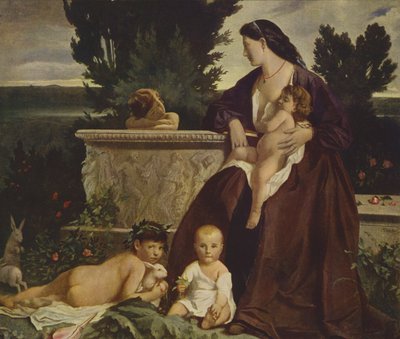 Mutterglück von Anselm Feuerbach