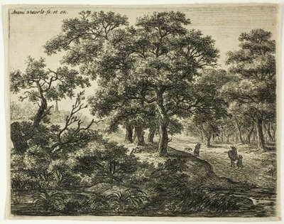 Die Gruppe der vier Bäume von Anthonie Waterloo