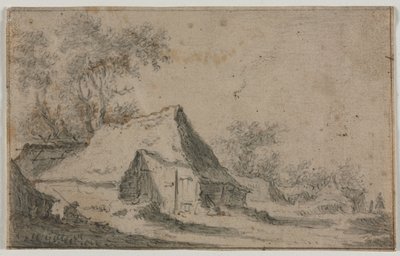 Das kleine Dorf, zweites oder drittes Viertel des 17. Jahrhunderts von Anthonie Waterloo