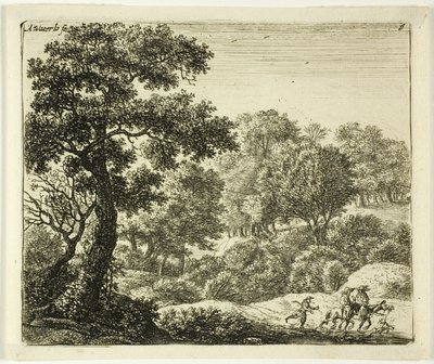 Die zwei Reiter von Anthonie Waterloo