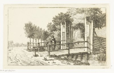Tor der Herberge Het Molentje an der Amstel von Anthonie van den Bos