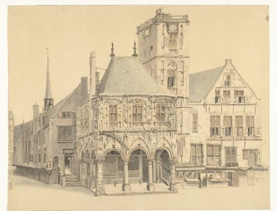 Das Alte Rathaus von Amsterdam, 1641 von Anthonie van den Bos