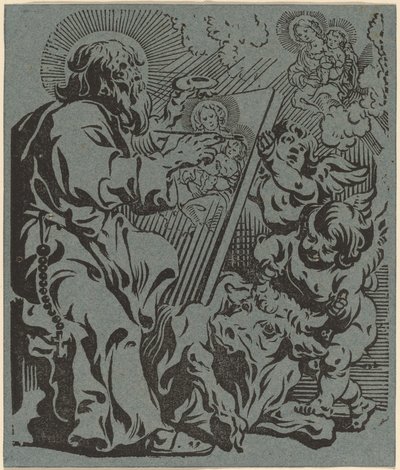 Heiliger Lukas von Anthonis Sallaert