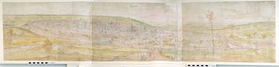 Panoramablick auf Brüssel von Norden, 1558 von Anthonis van den Wyngaerde