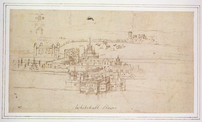 Whitehall Stairs von Anthonis van den Wyngaerde