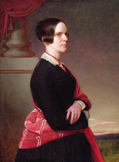 Porträt von Mrs. Sandys, der Mutter des Künstlers, spätere 1840er Jahre von Anthony Frederick Augustus Sandys