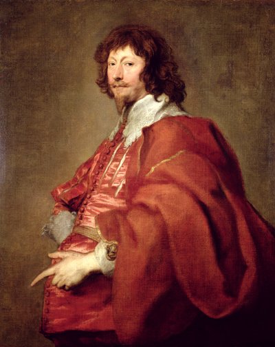 Porträt von Endymion Porter, Diplomat und Royalist von Anthony van (attr. to) Dyck