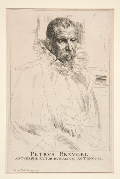 Pieter Brueghel der Jüngere von Anthony van Dyck