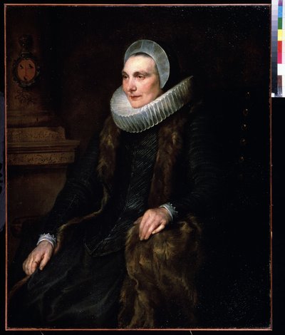 Porträt von Maria Bosschaert (1605-1664). Gemälde von Antoine van Dyck (1599-1641) von Anthony van Dyck