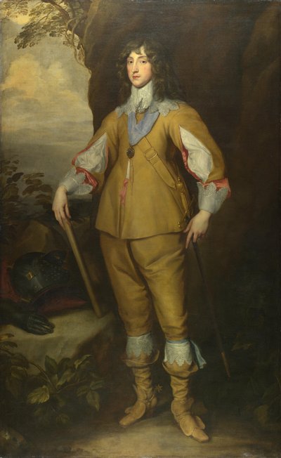 Porträt von Karl I. Ludwig 1617-1680, Kurfürst von der Pfalz, ca. 1637 von Anthony van, Dyck