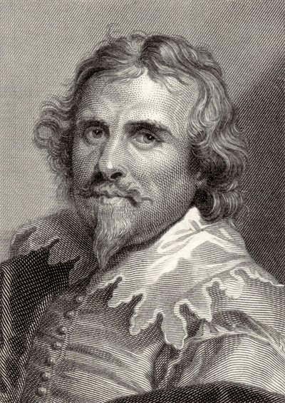 Porträt von Daniel Mytens (c.1590-1648) graviert von Edward Smith von Anthony van Dyck