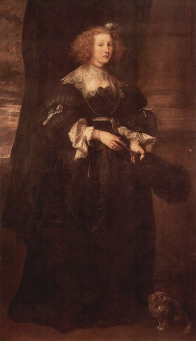 Porträt von Maria de Raet von Anthony van Dyck