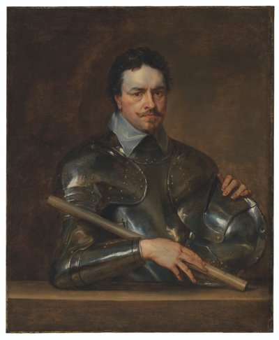 Porträt von Thomas Wentworth, 1. Earl of Strafford (1593-1641), Halbfigur, in Rüstung von Anthony van Dyck
