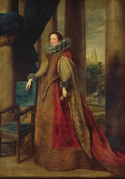 Porträt einer Dame, vermutlich die Marquise Geromina Spinola-Doria de Genes von Anthony van Dyck