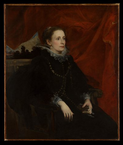 Porträt einer Frau, genannt die Marchesa Durazzo von Anthony van Dyck