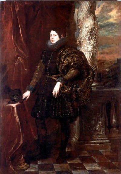 Porträt eines Gentlemans der Familie Spinola oder Porträt eines jungen Patriziers von Anthony van Dyck