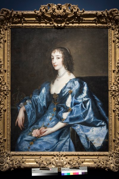 Königin Henrietta Maria von England, ca. 1636-38 von Anthony van Dyck