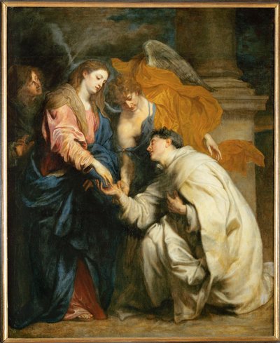 Die mystische Verlobung des seligen Hermann Joseph mit der Jungfrau Maria von Anthony van Dyck