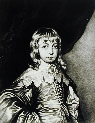 Porträt von George, Herzog von Buckingham (1592-1628) graviert von Robert Dunkarton (1744-c.1817) aus Illustrious Characters in British History (Mezzotint) von Anthony van after Dyck