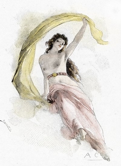 Odyssee von Homer: Darstellung der Aurora, Illustration von Antoine Calbet für 