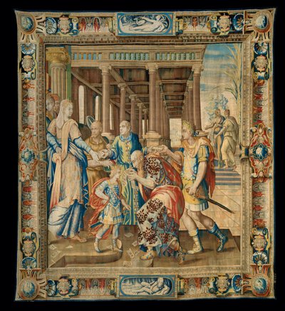 Wandteppich "Geschichte der Artemisia" von Antoine Caron