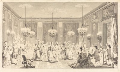 Der prächtige Ball von Antoine Jean Duclos after Augustin de Saint Aubin